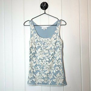 Symmetry Lace Front Tank Top Size S Small